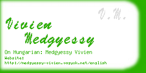 vivien medgyessy business card